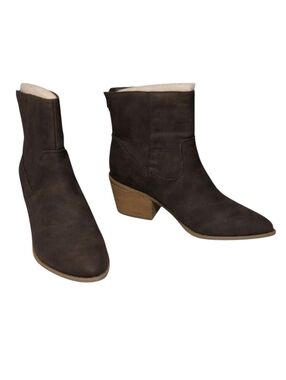 Cushionaire Brown Rowdy Western Boots 11 Wide